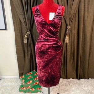 Bebe Velvet Midi dress